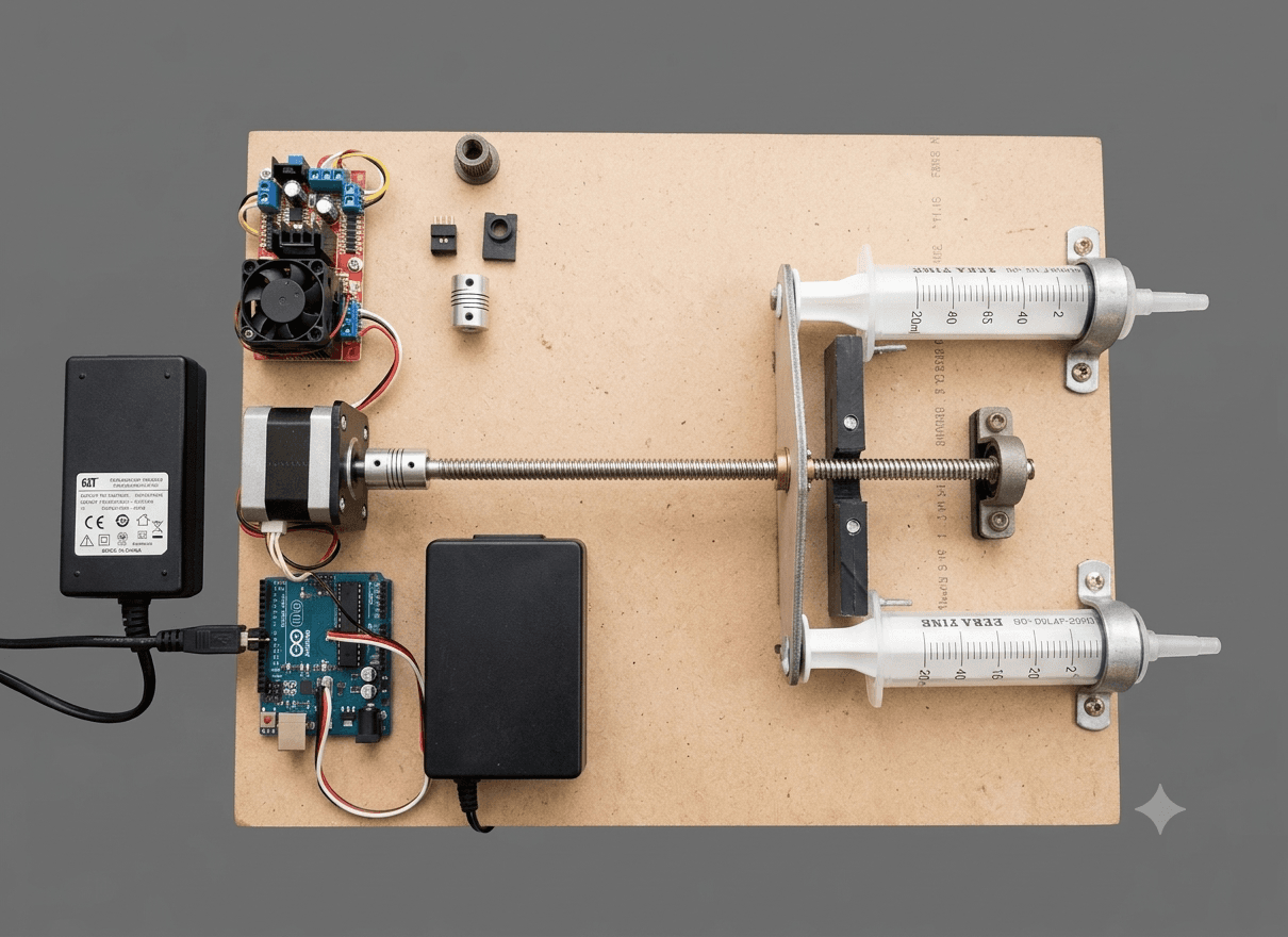 Automated Syringe Infusion Pump (Dual Syringe)